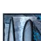 Masada Rugs DaVincii Collection Modern Woven Area Rug with Hand Carved Wave Design - Design D410
